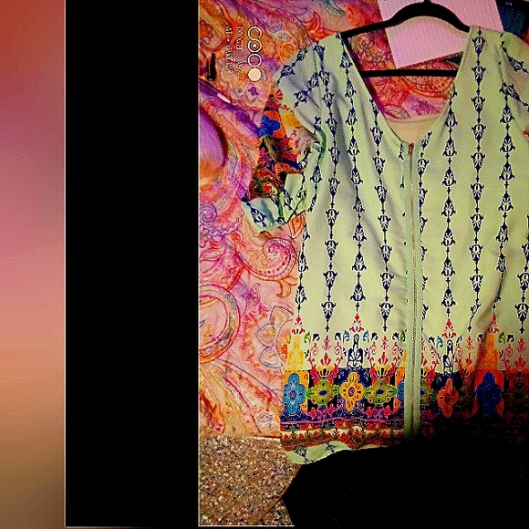 Mint Green Easter Dress - Picture 3 of 3